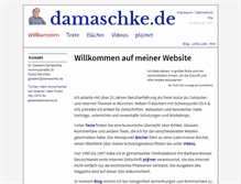 Tablet Screenshot of damaschke.de